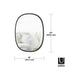 Umbra - Hub Oval Wall Mirror - Lights Canada