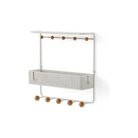 Estique Shelf with Hooks