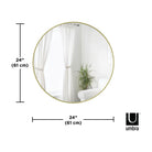 Umbra - Hubba Mirror With Metallic Finish - Lights Canada