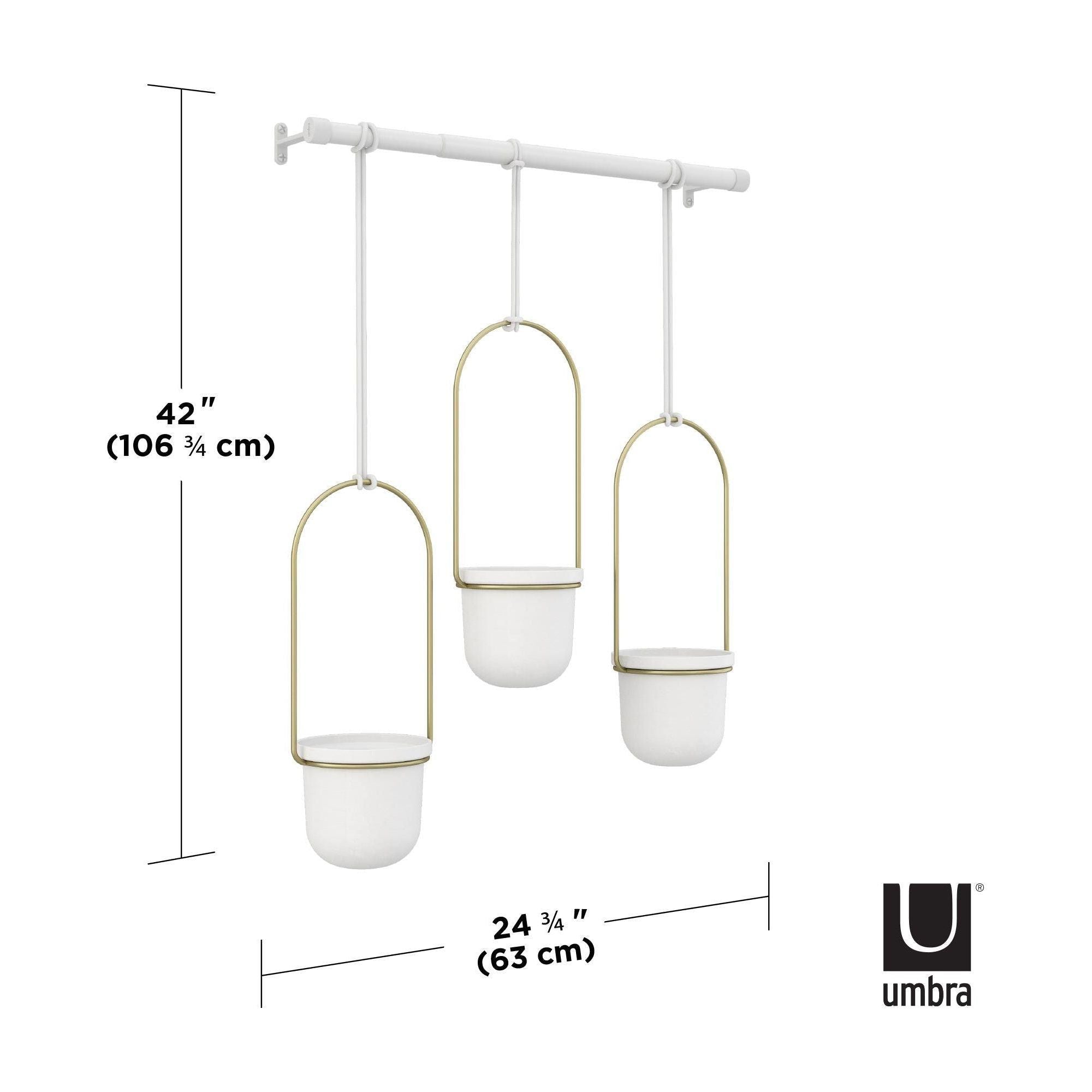 Umbra - Triflora Hanging Planter - Lights Canada