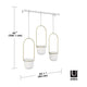 Umbra - Triflora Hanging Planter - Lights Canada